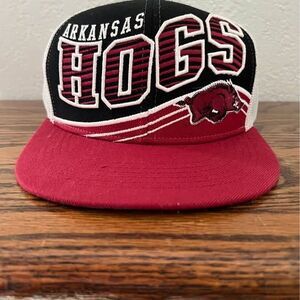 Vintage Arkansas Razorbacks Top of the World Snap Back Hat